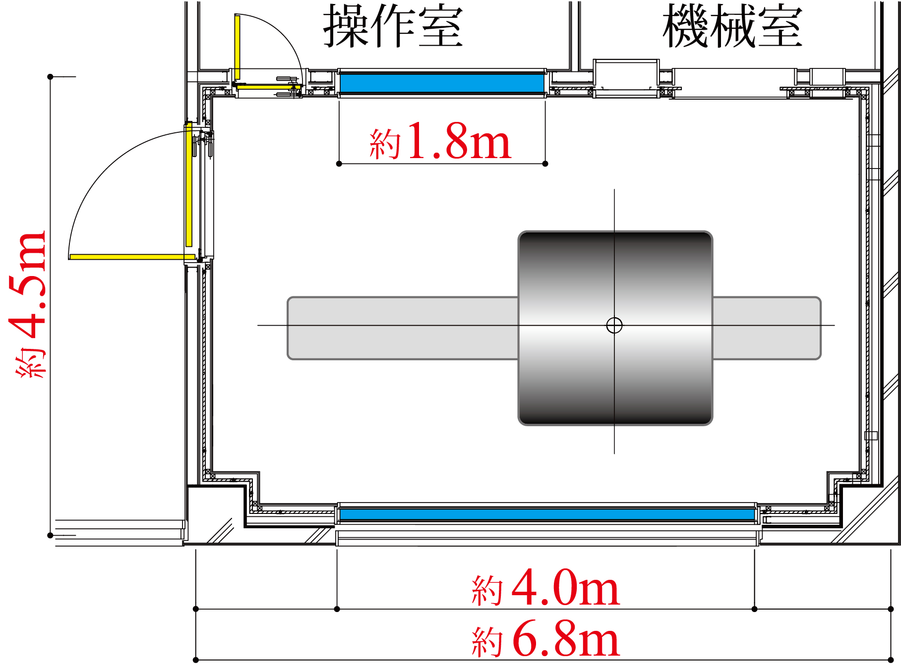 概略平面図の例